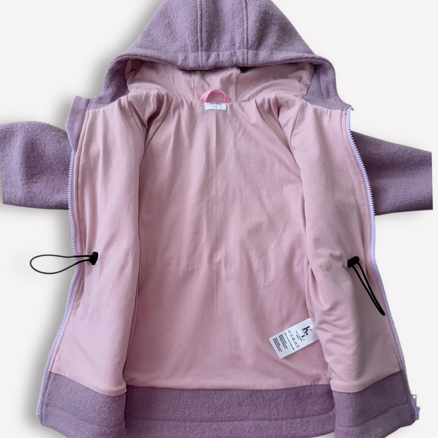 Mädchen Jacke aus Walk Rosa