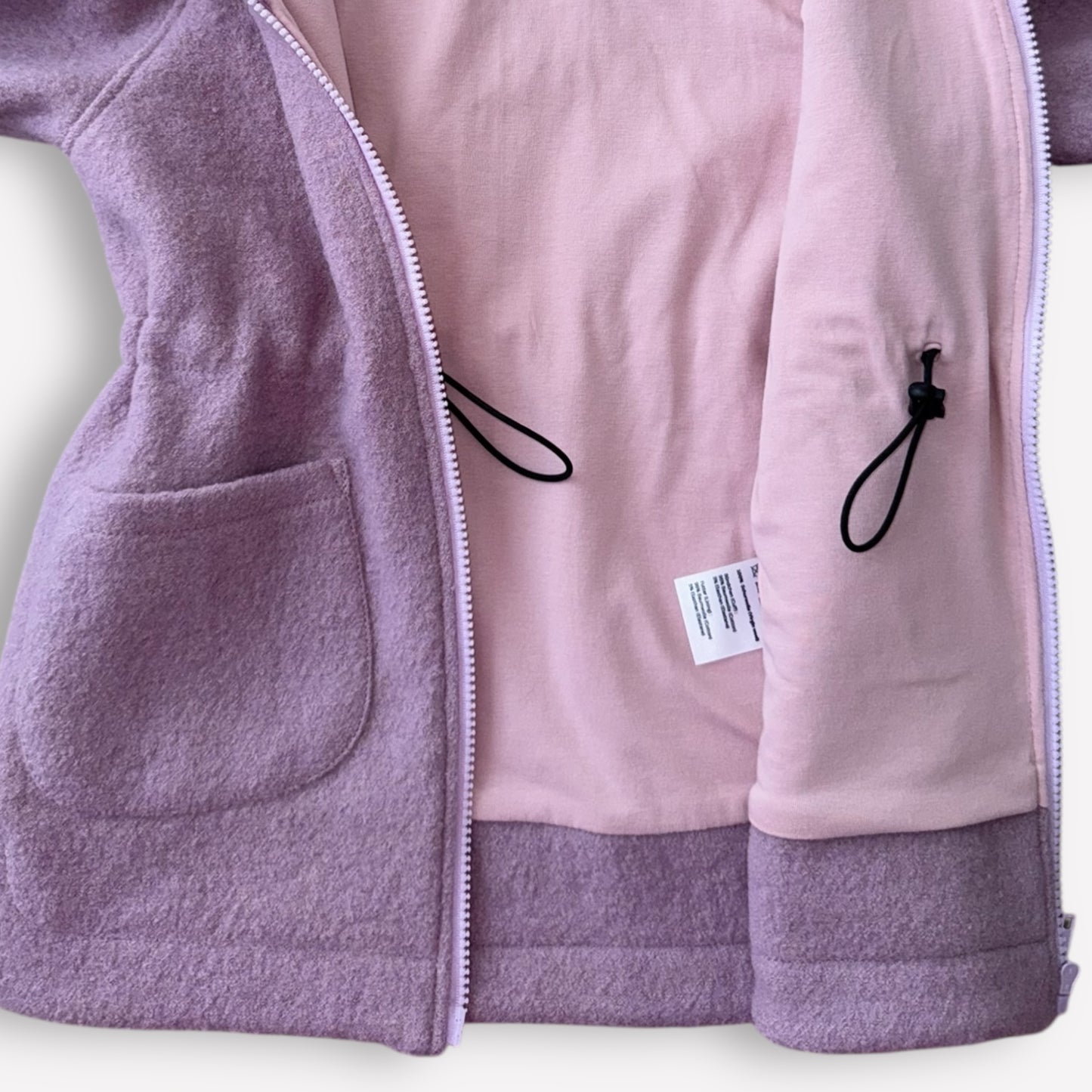 Mädchen Jacke aus Walk Rosa