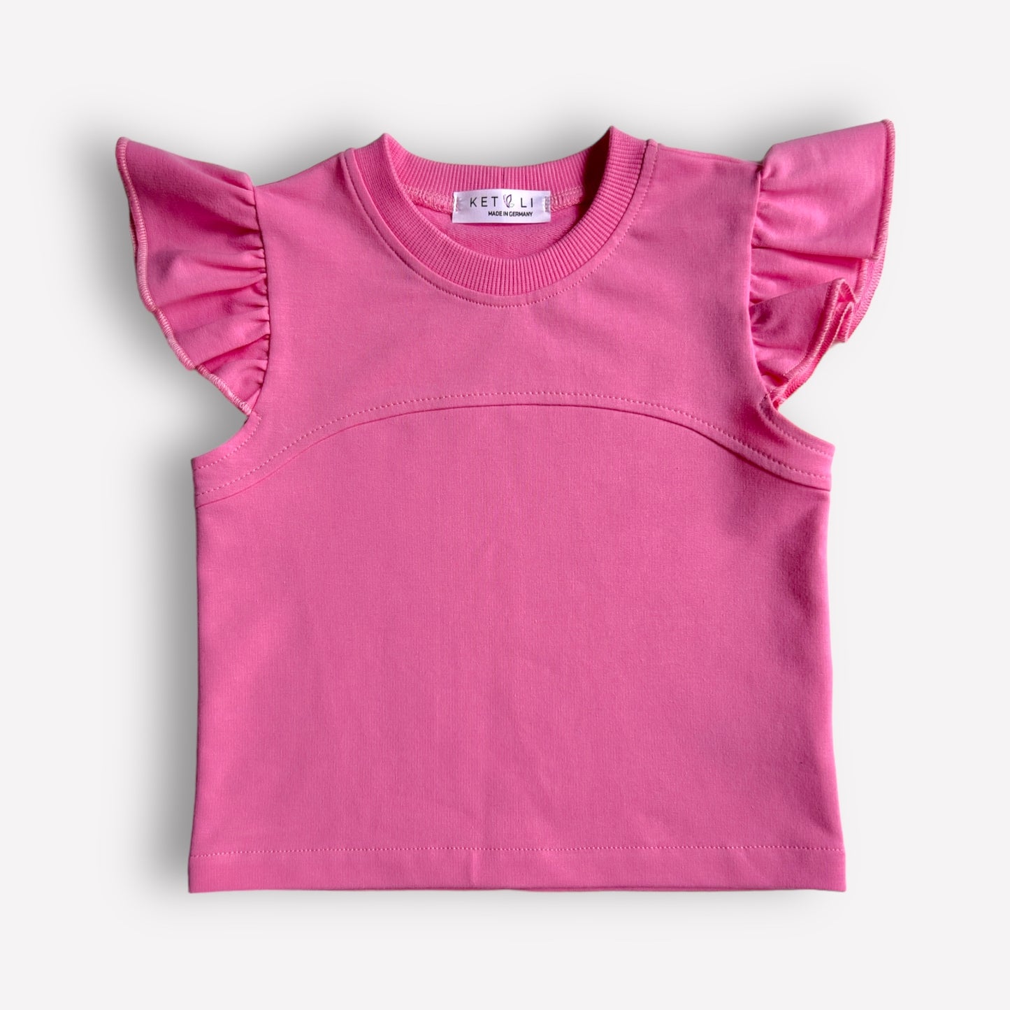 Rosa T-Shirt für Mädchen “Butterfly“