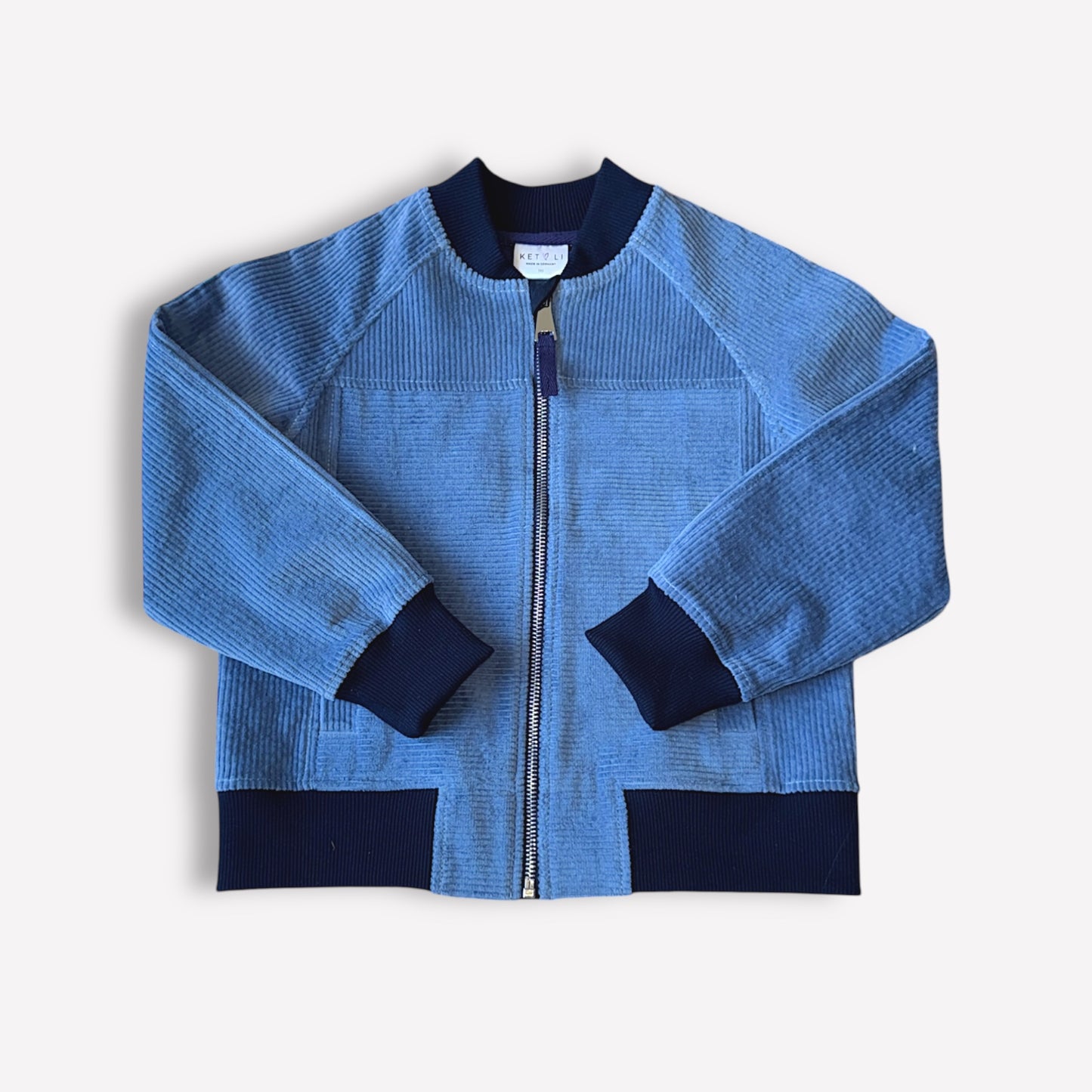 Cord Bomberjacke Blau