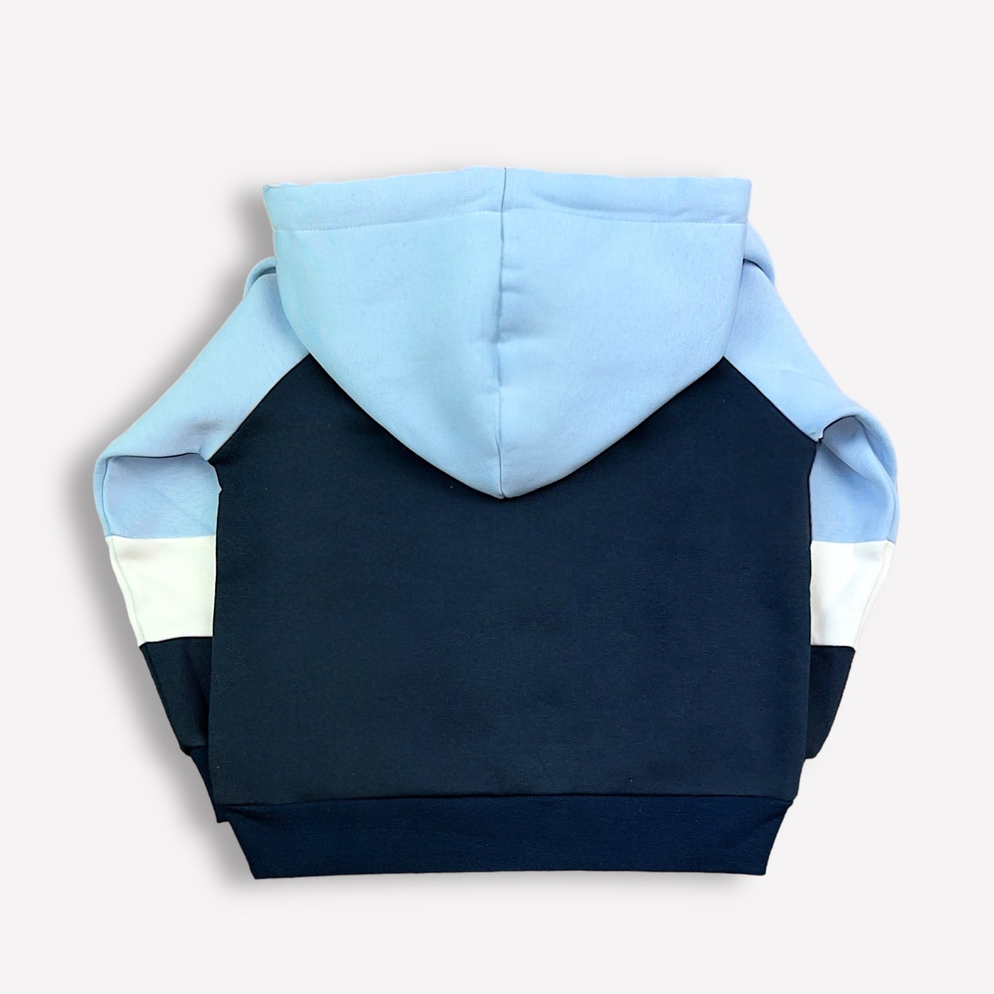 Trio Hoodie Himmelblau (angeraut)