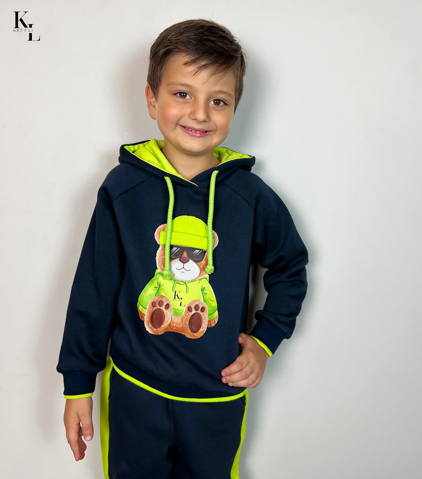 Berliner Bär Navy (angeraut)