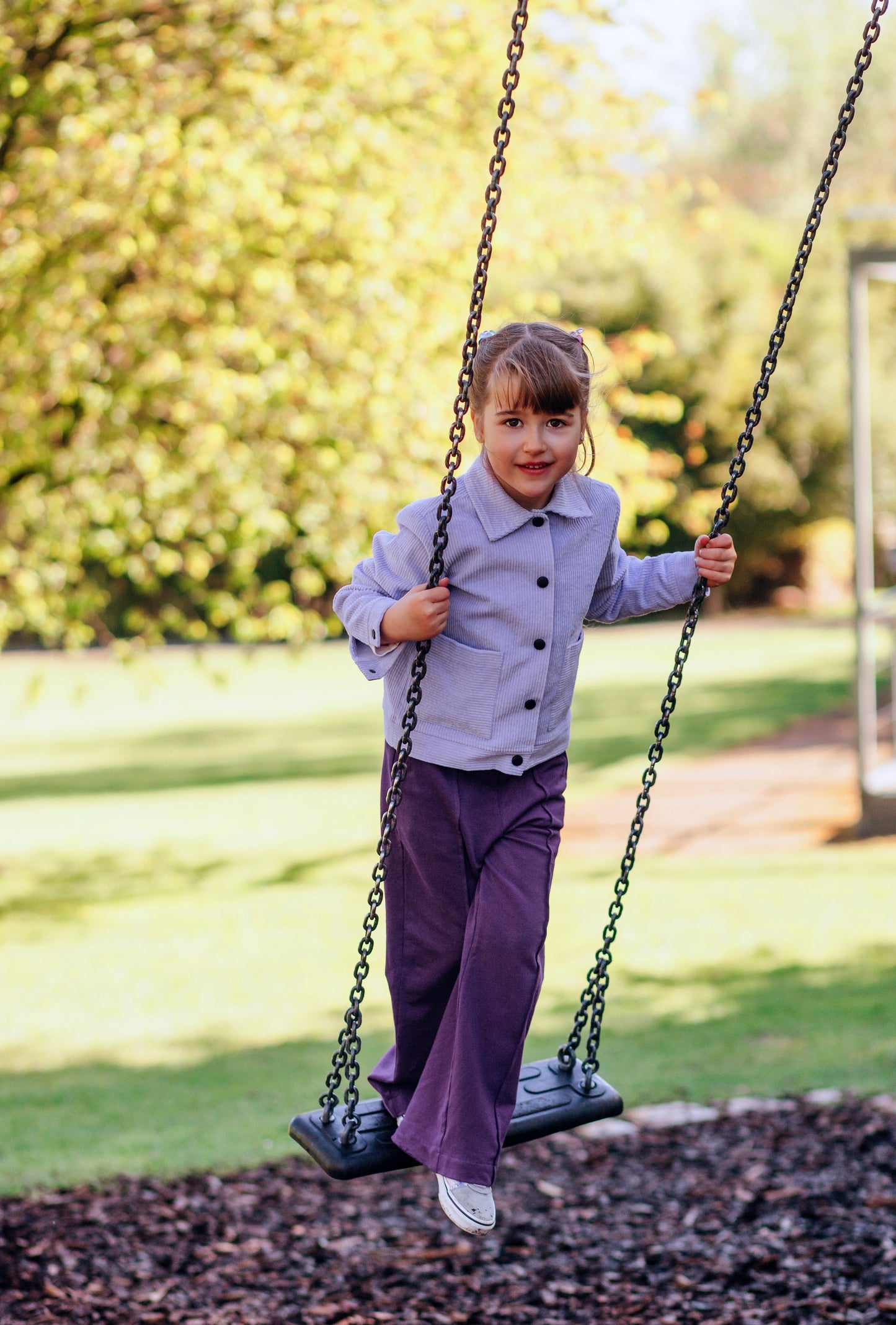 Cordjacke für Kinder (Mädchen 2–9 Jahre), langlebig, kuschelig und praktisch