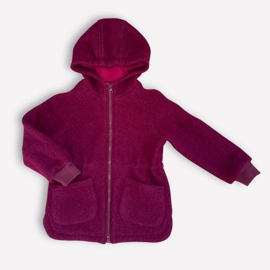 Mädchen Jacke aus Walk Fuchsia Beer