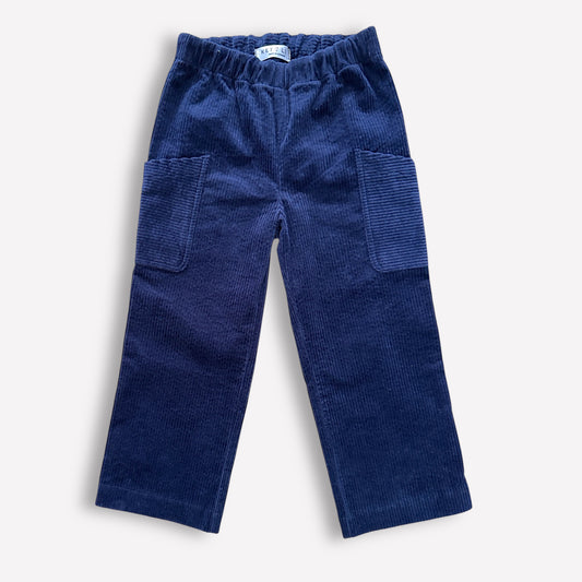 Cordhose mit Taschen – Navyblau