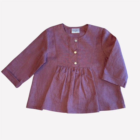 Leinenbluse Wildberry
