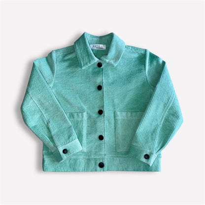 Kurze Cordjacke Minze