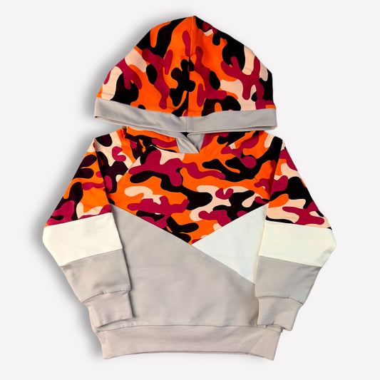 Hoodie Military Orange