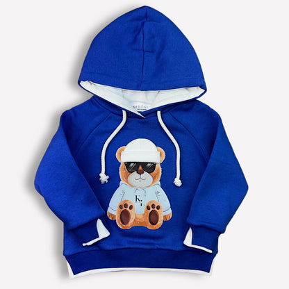 Berliner Bär Blau für Mädchen (angeraut)