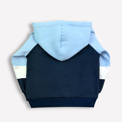 Trio Hoodie Himmelblau (angeraut)
