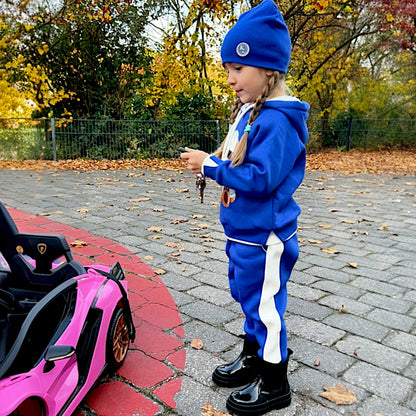 Berliner Bär Blau für Mädchen (angeraut)