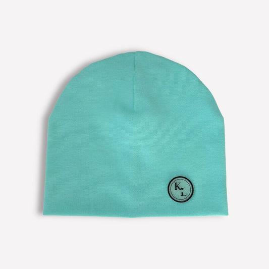 Mädchen Mütze Beanie Feinripp Hellmint Übergangsmütze