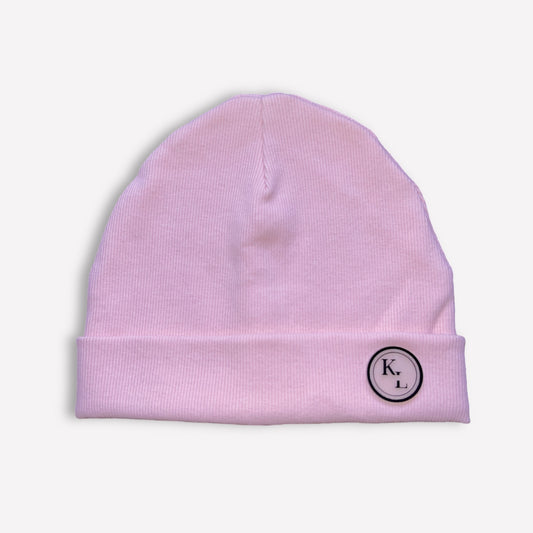 Mädchen Mütze Beanie Grobripp Zart Rosa Übergangsmütze