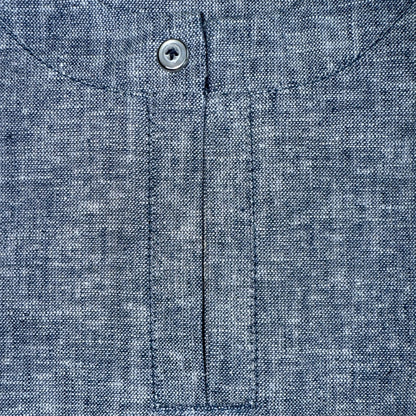 Blaues Leinen-T-Shirt für Kinder, atmungsaktiv & nachhaltig